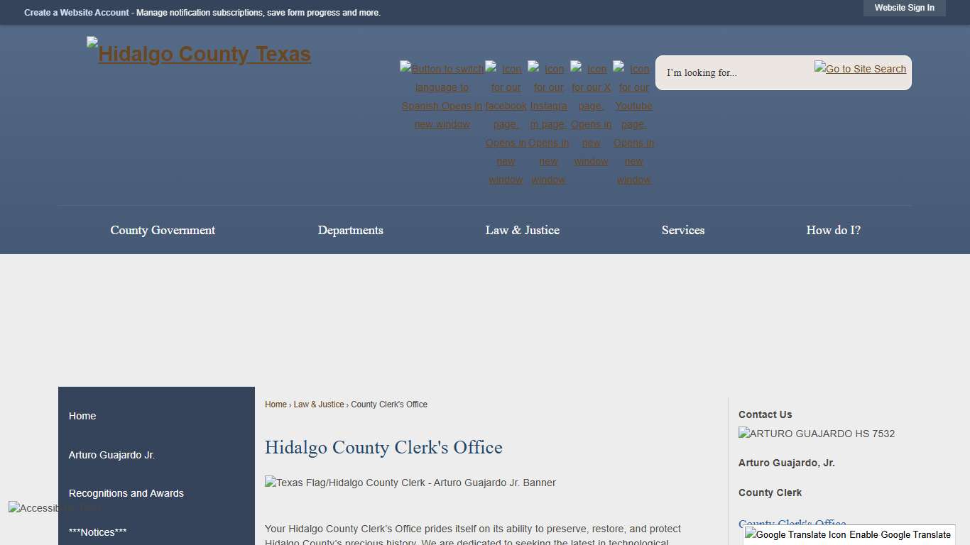 Hidalgo County Clerk's Office Hidalgo County, TX - Official Website
